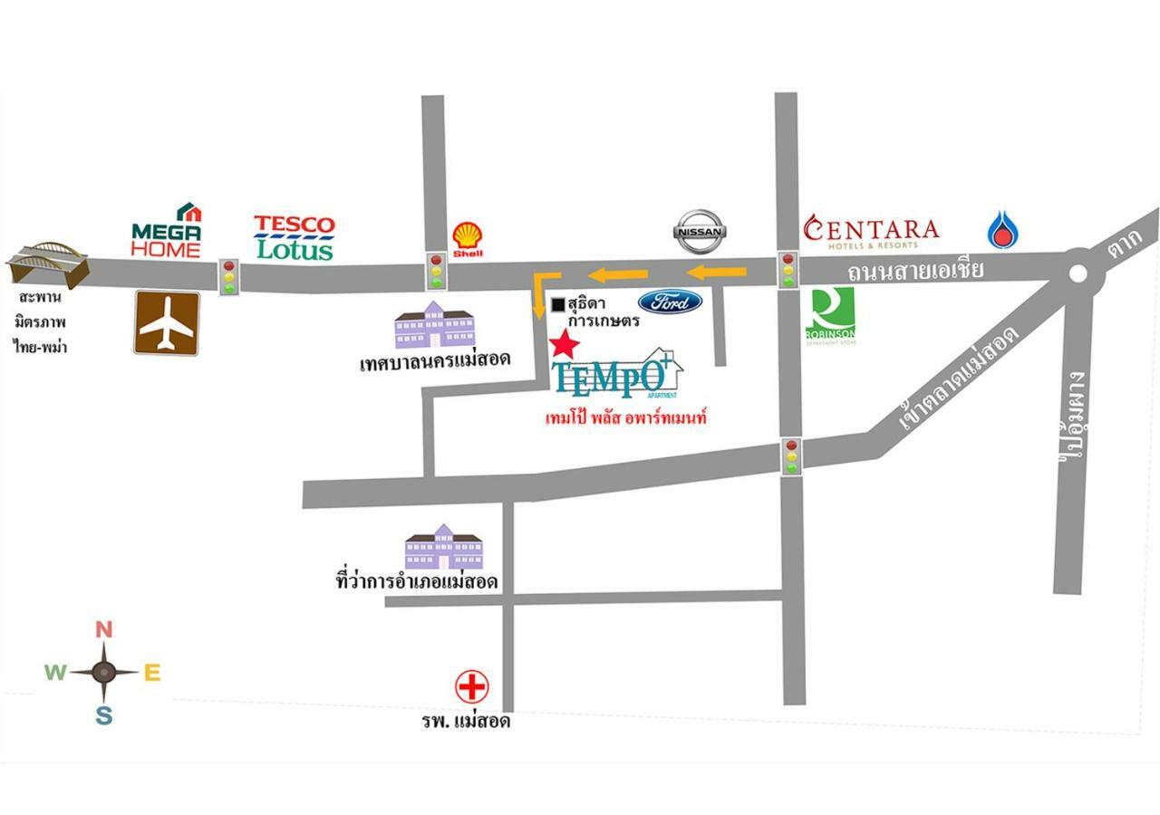 Tempo Plus Apartment Mae Sot Exterior photo